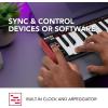 imageAKAI Professional LPK25  USB MIDI Keyboard Controller with 25 Responsive Synth Keys for Mac and PC Arpeggiator and Music Production SoftwareblackNew Model