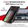 imageAkai Professional APC40 MKII  USB MIDI Controller for 1 to 1 Mapping with Ableton Live Lite with 5x8 Clip Launch Matrix Knobs and Faders Pro Software Suite IncludedAPC40