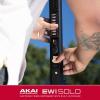 imageAkai Professional EWI Solo  Electronic Wind Instrument With Builtin Speaker Rechargeable Battery 200 Sounds and USB MIDI ConnectivityBlackStandalone EWI with Builtin Speaker