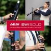imageAkai Professional EWI Solo  Electronic Wind Instrument With Builtin Speaker Rechargeable Battery 200 Sounds and USB MIDI ConnectivityBlackStandalone EWI with Builtin Speaker