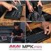 imageAkai Professional MPK Mini MK3  25 Key USB MIDI Keyboard Controller With 8 Backlit Drum Pads 8 Knobs Music Production Software and Native Instruments Sound Package NKS IntegrationBlack