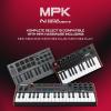 imageAkai Professional MPK Mini MK3  25 Key USB MIDI Keyboard Controller With 8 Backlit Drum Pads 8 Knobs Music Production Software and Native Instruments Sound Package NKS IntegrationGrey