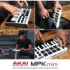 imageAkai Professional MPK Mini MK3  25 Key USB MIDI Keyboard Controller With 8 Backlit Drum Pads 8 Knobs Music Production Software and Native Instruments Sound Package NKS IntegrationWhite