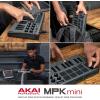 imageAkai Professional MPK Mini MK3  25 Key USB MIDI Keyboard Controller With 8 Backlit Drum Pads 8 Knobs Music Production Software and Native Instruments Sound Package NKS IntegrationGrey