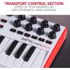 imageAkai Professional MPK Mini Plus  USB MIDI Keyboard Controller with 37 Mini Keys 8 MPC Pads Sequencer MIDICVGate IO Music Production Software and Native Instruments Sound PackageWhite