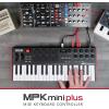 imageAkai Professional MPK Mini Plus  USB MIDI Keyboard Controller with 37 Mini Keys 8 MPC Pads Sequencer MIDICVGate IO Music Production Software and Native Instruments Sound PackageStandard