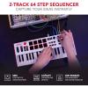 imageAkai Professional MPK Mini Plus  USB MIDI Keyboard Controller with 37 Mini Keys 8 MPC Pads Sequencer MIDICVGate IO Music Production Software and Native Instruments Sound PackageWhite