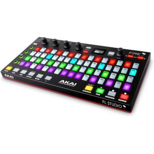 imageAKAI Professional Fire Software Bundle  USB MIDI Controller for FL Studio with RGB Clip  Drum Pad Matrix and FL Studio Fruity Edition SoftwareController Only