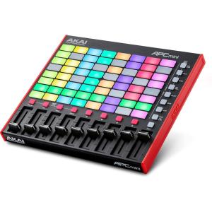 imageAkai Professional APC40 MKII  USB MIDI Controller for 1 to 1 Mapping with Ableton Live Lite with 5x8 Clip Launch Matrix Knobs and Faders Pro Software Suite IncludedAPC Mini