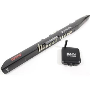 imageAkai Professional EWI Solo  Electronic Wind Instrument With Builtin Speaker Rechargeable Battery 200 Sounds and USB MIDI ConnectivityBlackStandalone EWI with Wireless Connectivity